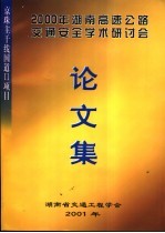 2002年湖南高速公路交通安全学术研讨会论文集