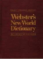 WEBSTER'S NEW WORLD DICTIONARY FO AMERICAN ENGLISH THIRD COLLEGE EDITION