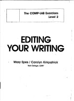 THE COMP-LAB EXERCISES LEVEL 2 EDITING YOUR WRITING