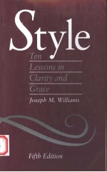 STYLE TEN FESSONS IN CLARITY AND GRACE FIFTH EDITION