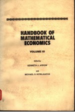 HANDBOOD OF MATHEMATICAL ECONOMICS VOLUME 3