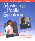 MASTERING PUBLIC SPEAKING ANNOTATED INSTRUCTOR'S EDITION