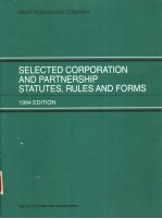 SELECTED CORPORATION AND PARTNERSHIP STATUTES