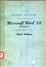 EXPERT ADVISOR:MICROSOFT WORD 5.0 FOR THE IBM PC