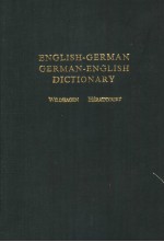 ENGLISH-GERMAN GERMAN-ENGLISH DICTIONARY VOLUME 1