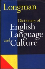 LONGMAN DICTIONARY OF ENGLISH LANGUAGE AND GULTURE