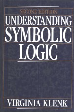 UNDERSTANDING SYMBOLIC LOGIC SECOND EDITION