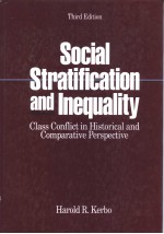 SOCIAL STRATIFICATION AND INEQUALITY THIRD EDITION