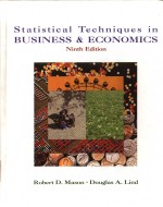 STATISTICAL TECHNIQUES IN BUSINESS AND ECONOMICS NINTH EDITION