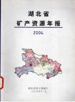 湖北省矿产资源年报 2004