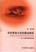 农村劳动力非农就业研究 从人力资本视角分析