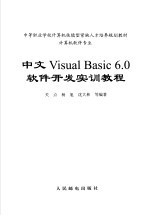 中文Visual Basic 6.0软件开发实训教程