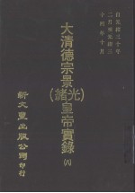 大清德宗景（光绪）皇帝实录  8  自光绪三十年二月至光绪三十四十八月