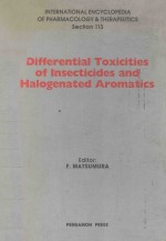 Differential toxicities of insecticides and halogenated aromatics