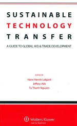 SUSTAINABLE TECHNOLOGY TRANSFER A GUIDE TO GLOBAL AID & TRADE DEVELOPMENT