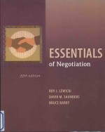 ESSENTIALS OF NEGOTIATION FIFTH EDITION