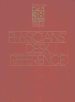 PHYSICIANS' DESK REFERENCE 38 EDITION 1984