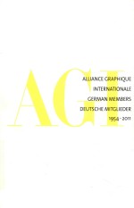 AGI Alliance Graphique Internationale German members deutsche mitglieder 1954-2011