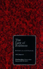 THE LAW OF EVIDENCE