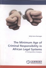 THE MINIMUM AGE OF CRIMINAL RESPONSIBILITY IN AFRICAN LEGAL SYSTEMS A COMPARATIVE ANALYSIS