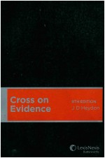 CROSS ON EVIDENCE NINTH AUSTRALIAN EDITION