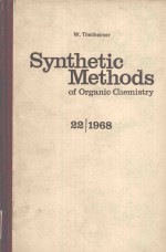 SYNTHETIC METHODS OF ORGANIC CHEMISTRY VOL.22 YEARBOOK 1968