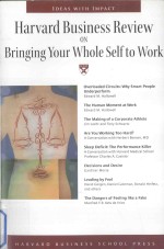 Harvard Business Review on Bringing Your Whole Self to Work