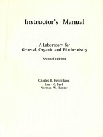 Instructor's manual to accompany a laboratory for general