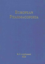 EUROPEAN PHARMACOPOEIA SIXTH EDITION SUPPLEMENT 4.1