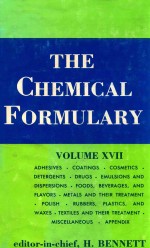 The chemical formulary