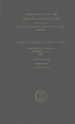 PHARMACEUTICAL CHEMISTRY INTERNATIONAL SYMPOSIUM ON PHARMACEUTICAL CHEMISTRY