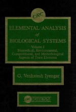 Elemental analysis of biological systems volume I. Biomedical