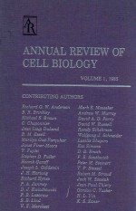 annual review of cell biology volume 1