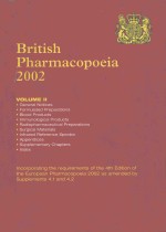 BRITISH PHARMACOPOEIA 2002 VOLUME 2