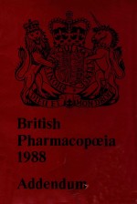 BRITISH PHARMACOPOEIA 1988 ADDENDUM 1991