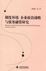 制度环境、企业政治战略与债务融资研究