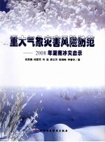 重大气象灾害风险防范 2008年湖南冰灾启示