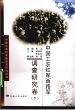 中国工农红军西路军  调查研究卷  下