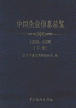 中国企业信息总览 1998-1999 下