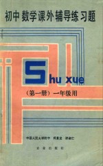 初中数学课外辅导练习题  第1册  一年级用