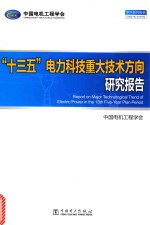 “十三五”电力科技重大技术方向研究报告