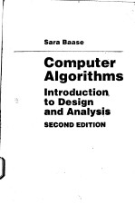 COMPUTER ALGORITHMS INTRODUCTION TO DESIGN AND ANALYSIS SECOND EDITION