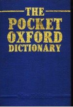 THE POCKET OXFORD DICTIONARY OF CURRENT ENGLISH SEVENTH EDITION