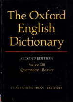 THE OXFORD ENGLISH DICTIONARY SECOND EDITION VOLUME 13