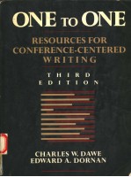 ONE TO ONE RESOURCES FOR CONFERENCE-CENTERED WRITING THIRD EDITION