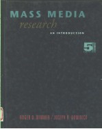 MASS MEDIA RESEARCH AN INTRODUCTION