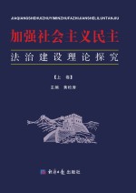 加强社会主义民主法治建设理论探究 上