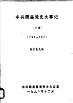 中共陕县党史大事记 1949-1987 下