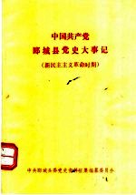 中国共产党郾城县党史大事记