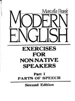 MODERN ENGLISH EXERCISES FOR NON-NATIVE SPEAKERS PART 1:PARTS OF SPEECH SECOND EDITION